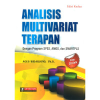 Image of Analisis Multivariat Terapan : Dengan Program SPSS,AMOS, dan SMARTPLS