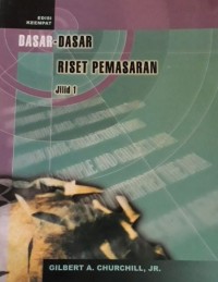 Image of Dasar-Dasar Riset Pemasaran Jilid 1