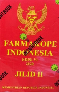 Image of Farmakope Indonesia Edisi VI 2020 Jilid II