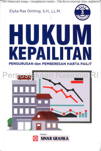 Image of Hukum Kepailitan Pengurusan dan Pemberesan Harta Pailit