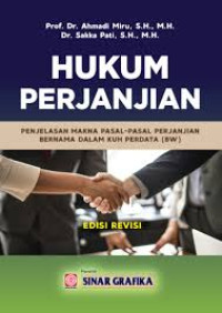 Image of Hukum Perjanjian; Penjelasan Makna Pasal-pasal Perjanjian Bernama Dalam KUH Perdata (BW)
