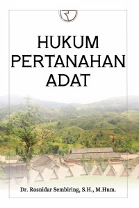 Image of Hukum Pertanahan Adat