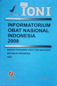 Image of IONI (Informatorium Obat Nasional Indonesia) 2008
