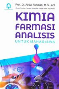 Image of Kimia Farmasi Analisis Untuk Mahasiswa