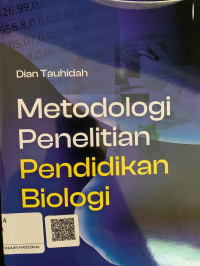 Image of Metodologi Penelitian Pendidikan Biologi