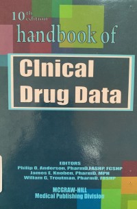 Image of Handbook Of Clinical Drug Data