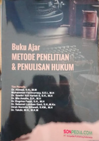 Image of Buku Ajar Metode Penelitian & Penulisan Hukum