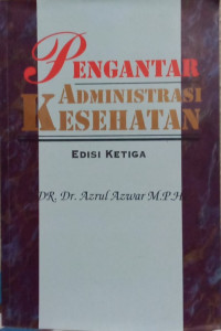 Image of Pengantar Administrasi Kesehatan