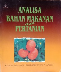 Image of Analisa Bahan Makanan dan Pertanian
