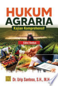Image of Hukum Agraria : Kajian Komprehensif