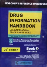 Image of Drug Information Handbook Book 2