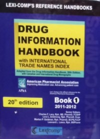 Image of Drug Information Handbook Book 1