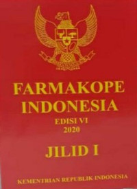 Image of Farmakope Indonesia  Edisi VI Jilid I