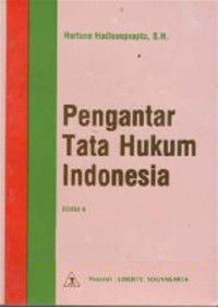 Image of Pengantar Tata Hukum Indonesia